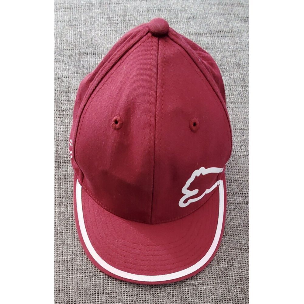 Puma Baseball Hat Cap 210 Fitted‎ Flexfit Size 6 7/8 - 7 1/4 Burgundy